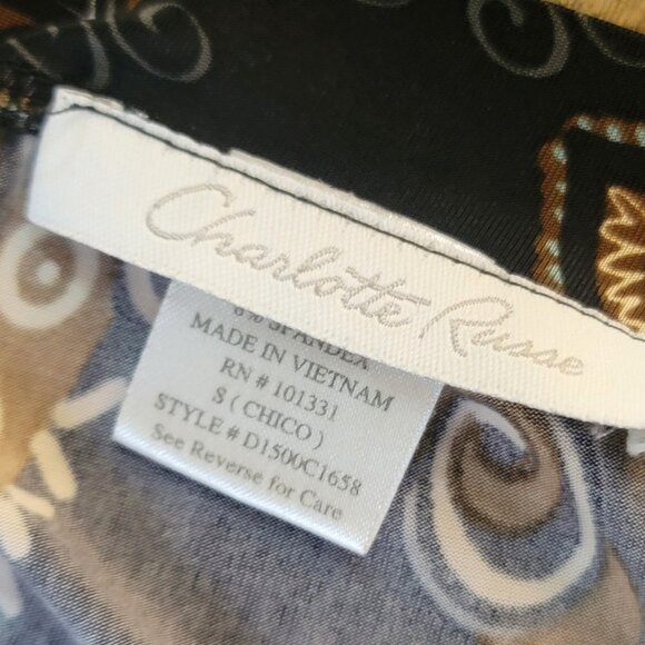 Charlotte Russe Multi-Colored Pattern Midi Dress - S - Picture 9 of 11